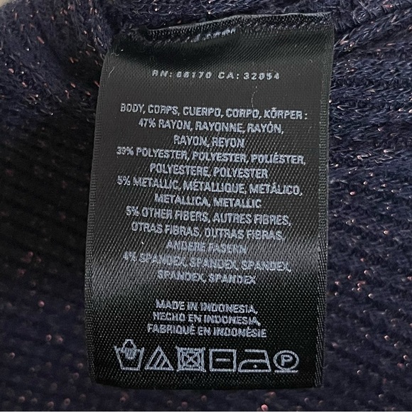 Anthropologie 9-H15 STCL Orley Metallic Cowl Neck Sweater - Picture 11 of 16